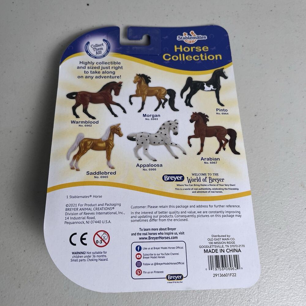Breyer Stablemates Horse Collection Appaloosa Arabian Warmblood Toy Lot of 3 NEW - Picture 7 of 9